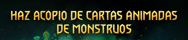 HAZ ACOPIO DE CARTAS ANIMADAS DE MONSTRUOS