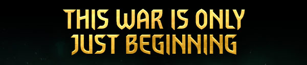 THIS WAR IS ONLY JUST BEGINNING