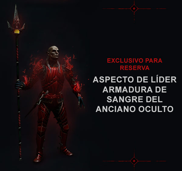 Aspecto de líder Armadura de sangre del Anciano Oculto