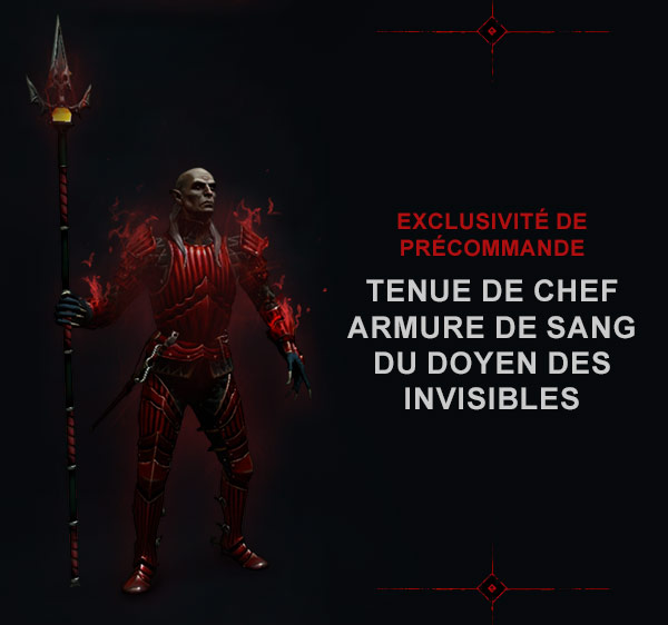 Tenue de chef Armure de sang du Doyen des Invisibles