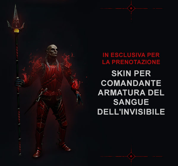 Skin per comandante Armatura del sangue dell'Invisibile