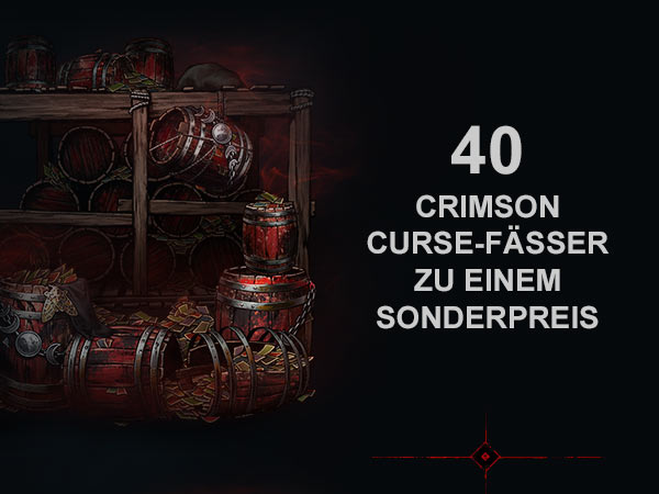 40 Crimson Curse-Fässer zu einem Sonderpreis