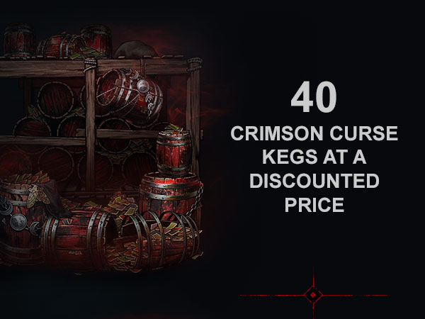 40 Crimson Curse kegs at a discounted price