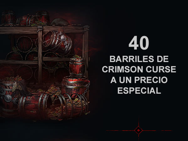 40 barriles de Crimson Curse a un precio especial