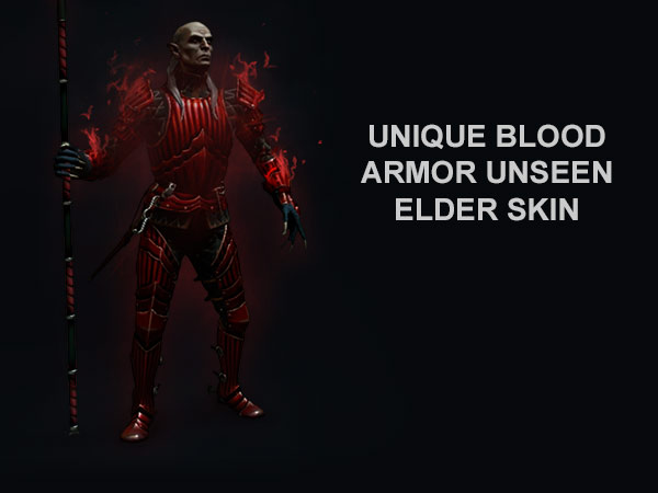 Unique Blood Armor Unseen Elder skin