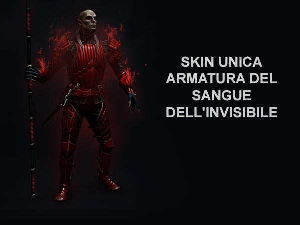 Skin unica Armatura del Sangue dell'Invisibile