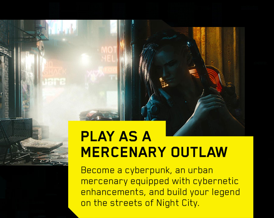 PLAY AS A MERCENARY OUTLAW