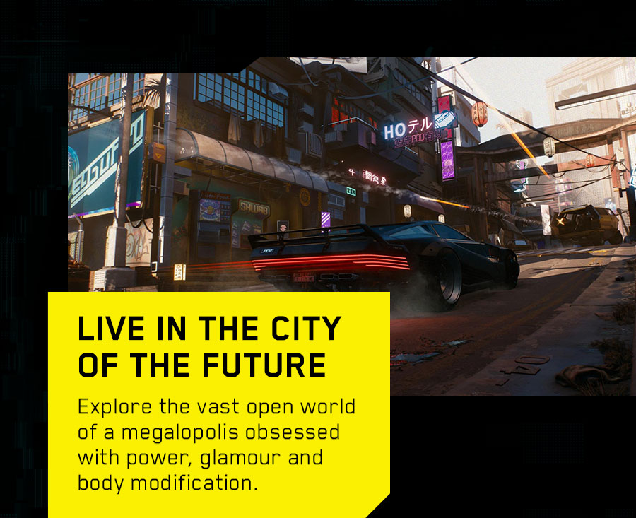 LIVE IN THE CITY OF THE FUTURE