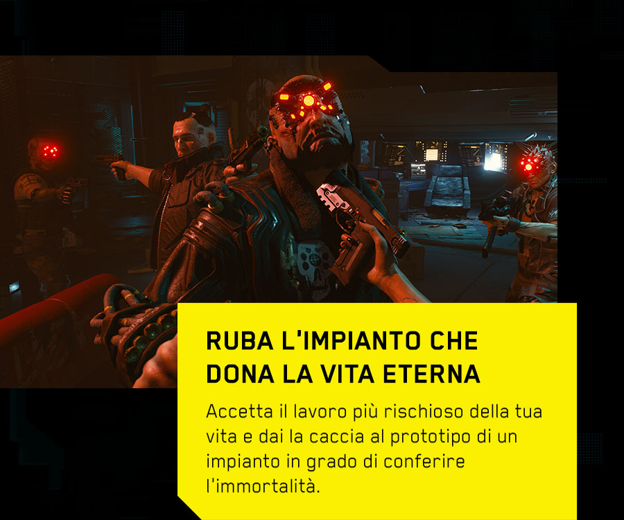 RUBA L'IMPIANTO CHE DONA LA VITA ETERNA