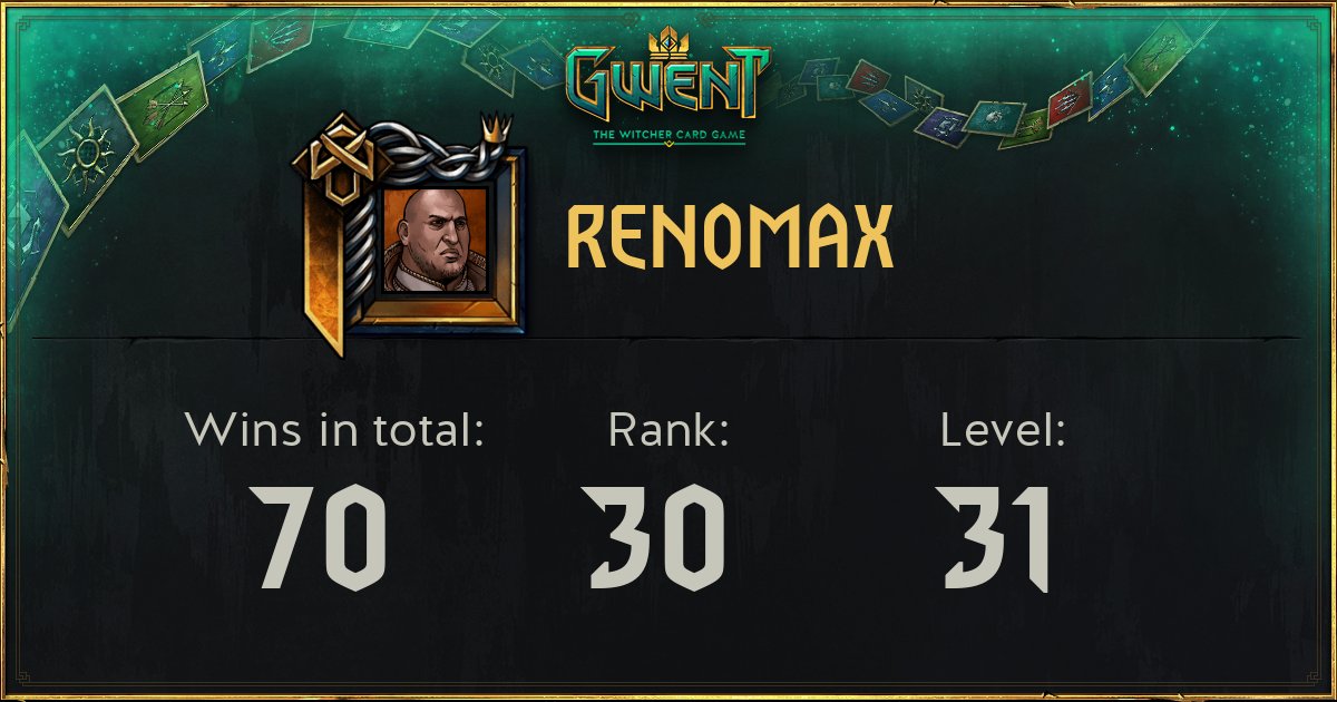 RenoMAX - GWENT: The Witcher Card Game